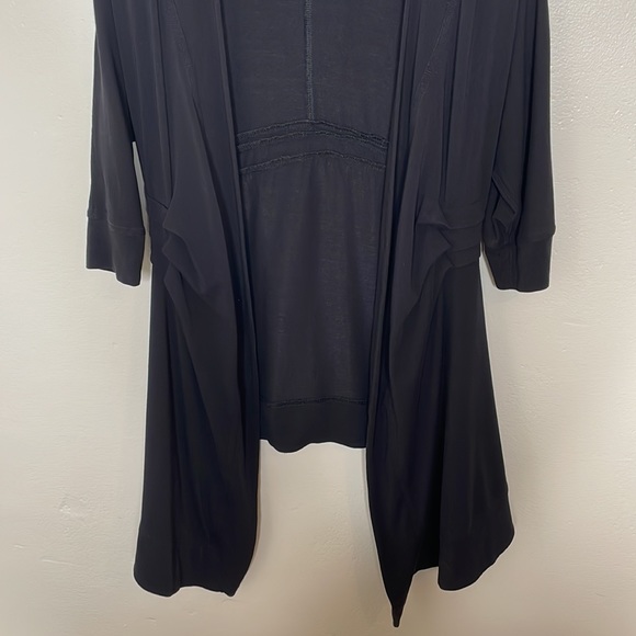 LuluLemon Namaste Black Wrap Cardigan - Picture 5 of 8